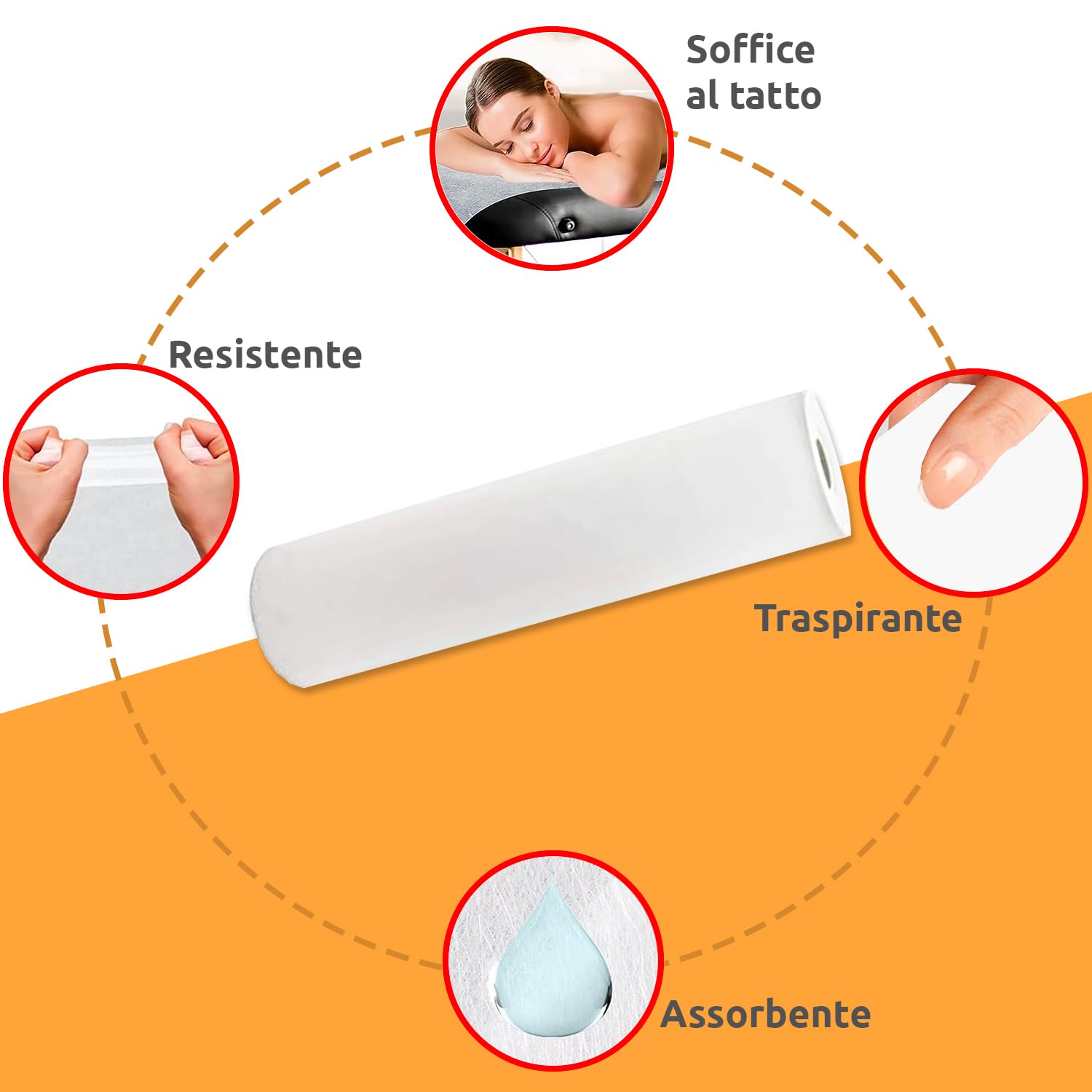 Rotolo Carta Lettino - Per Estetiste, Massaggi e Ambulatori foto 4