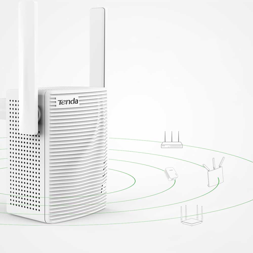 RANGE EXTENDER TENDA A301 300Mbps WIRELESS + LAN - ANTENNE ESTERNE FISSE 2dB foto 6