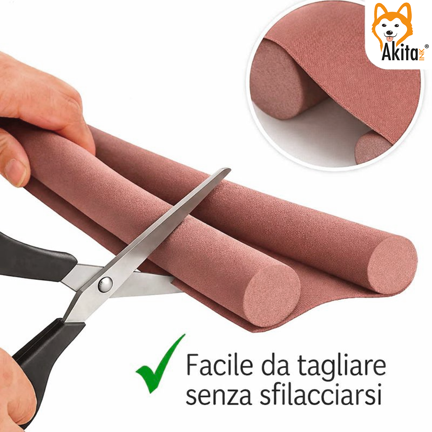 2 pz Paraspifferi Porta Doppia Guarnizione 95 cm Marrone foto 4