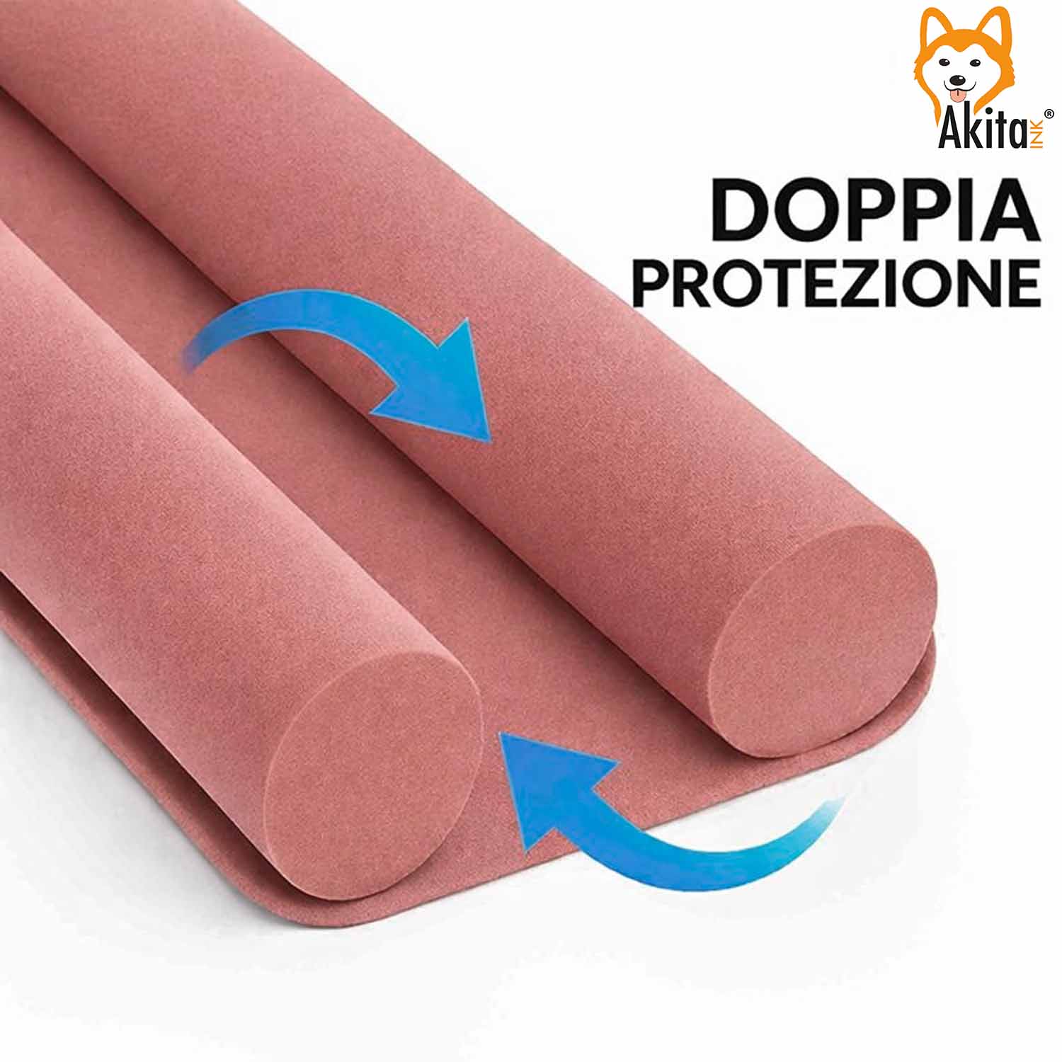 2 pz Paraspifferi Porta Doppia Guarnizione 95 cm Marrone foto 6