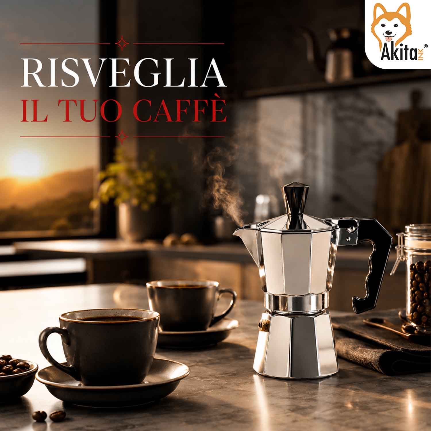 Caffettiera Moka 3 Tazze con Valvola di Sicurezza foto 6