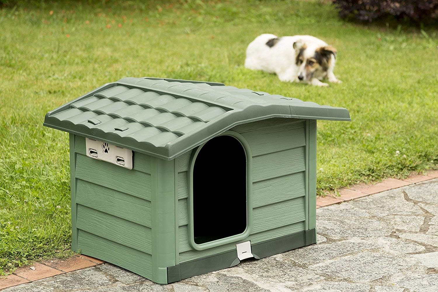 Bama Bungalow Cuccia, Verde, 89x75x62 cm foto 2