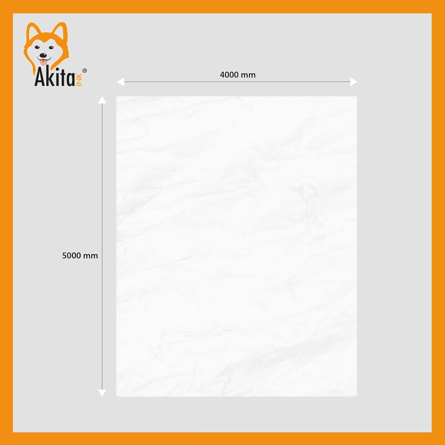 Telo Copritutto 5 PZ 4x5m AkitaInk Protettivo Multiuso foto 6