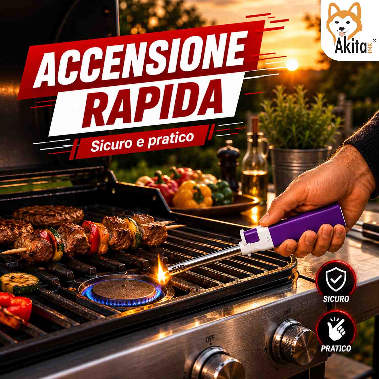 Set 5 Accendigas Ricaricabili Colorati foto 6