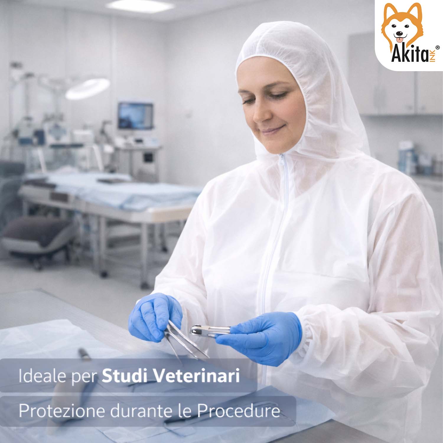 Tuta Monouso in PP con Cappuccio e Zip 5 Pz Taglia XL foto 4