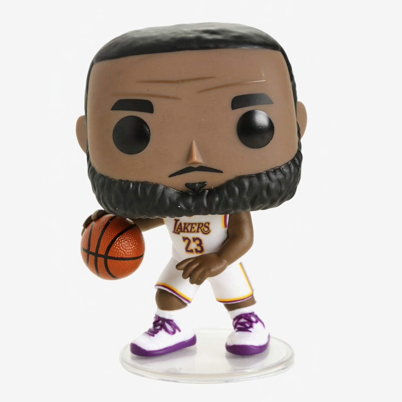 FUNKO POP LEBRON JAMES (LAKERS WHITE UNIFORM) (37271) - NBA - SPORT ICONS foto 3