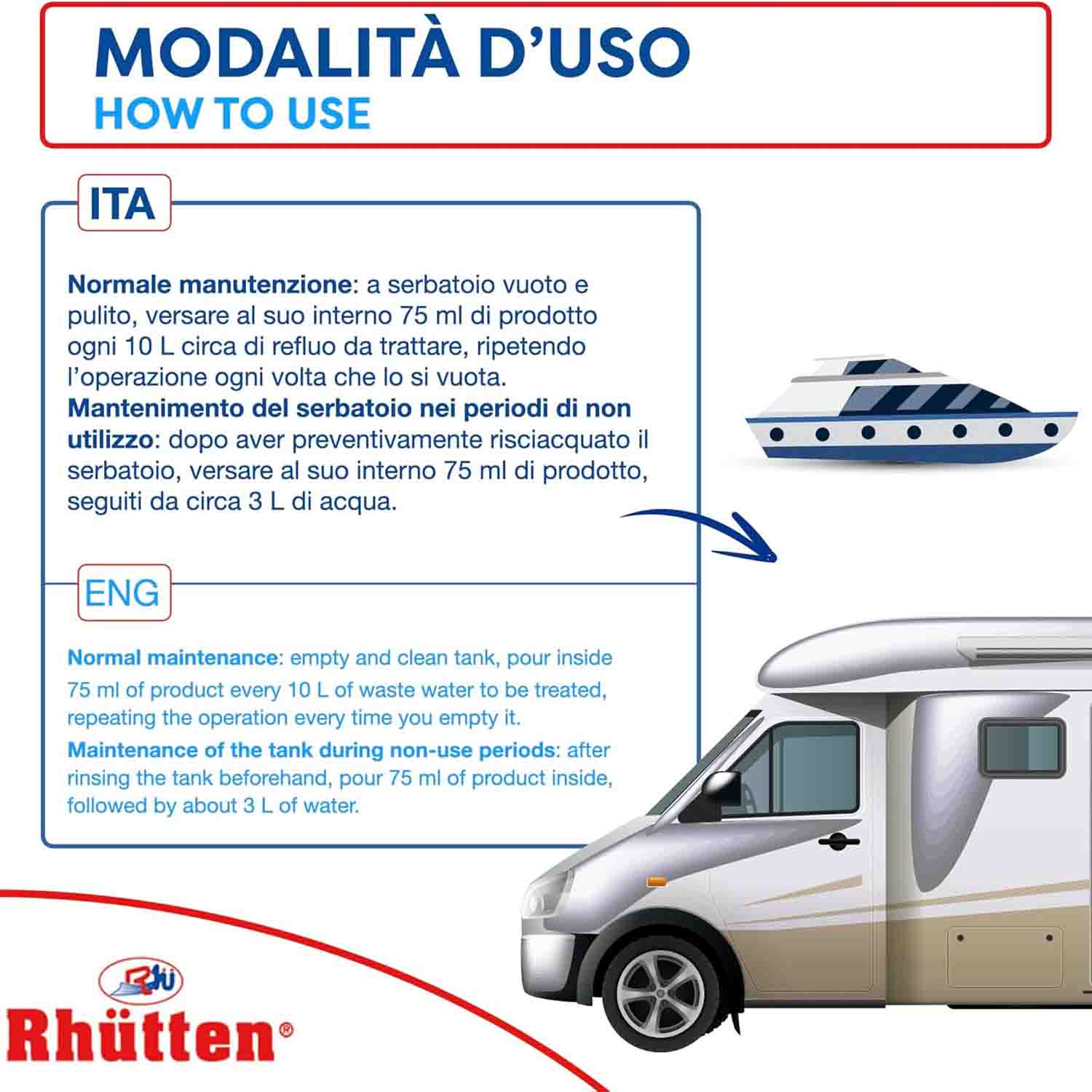 Disgregante WC Camper Akqua Blu 5 L per Acque Nere foto 5