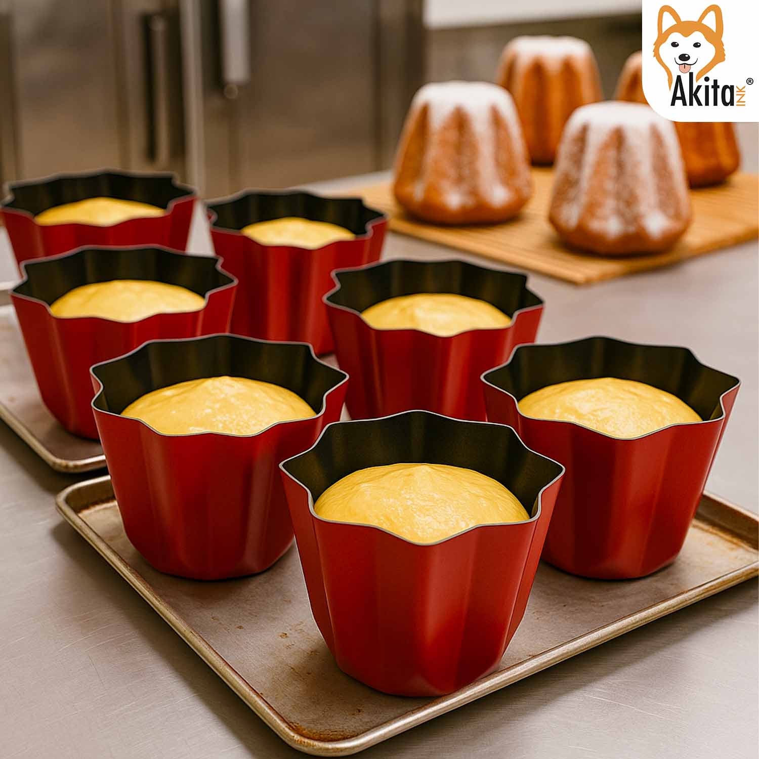 Forma Stampo Pandoro 800g Alluminio Antiaderente foto 4