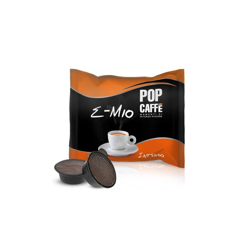 100 CAPSULE POP CAFFE' E-MIO 2 INTENSO COMPATIBILI LAVAZZA A MODO MIO foto 2