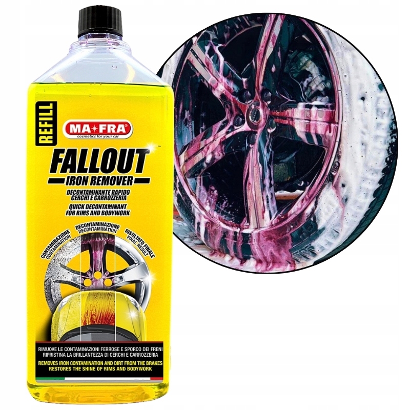 Mafra iron remover 1000 ml decontaminante cerchi e carrozzeria.