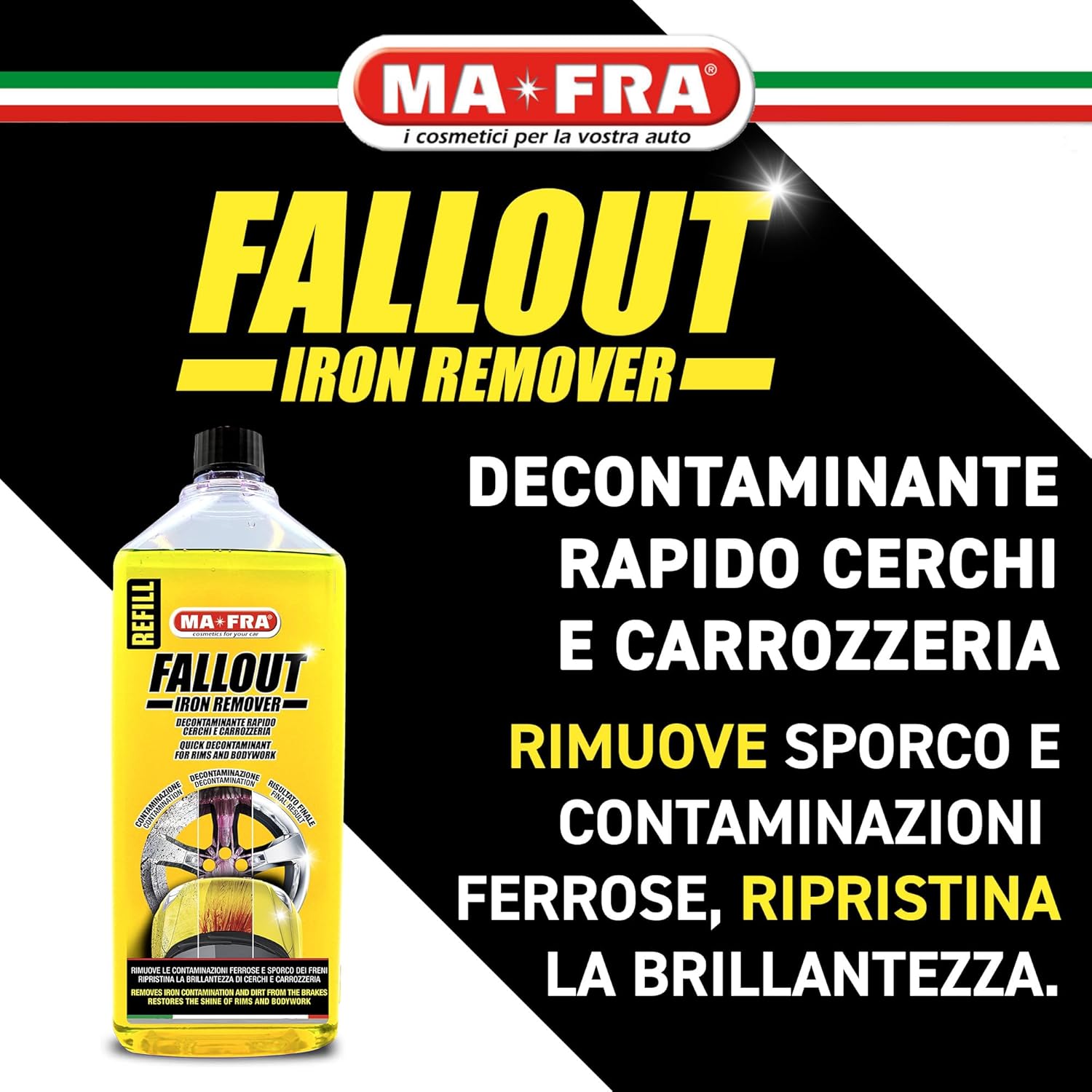 MaFra Iron Remover 1000 ml Decontaminante Cerchi e Carrozzeria foto 4