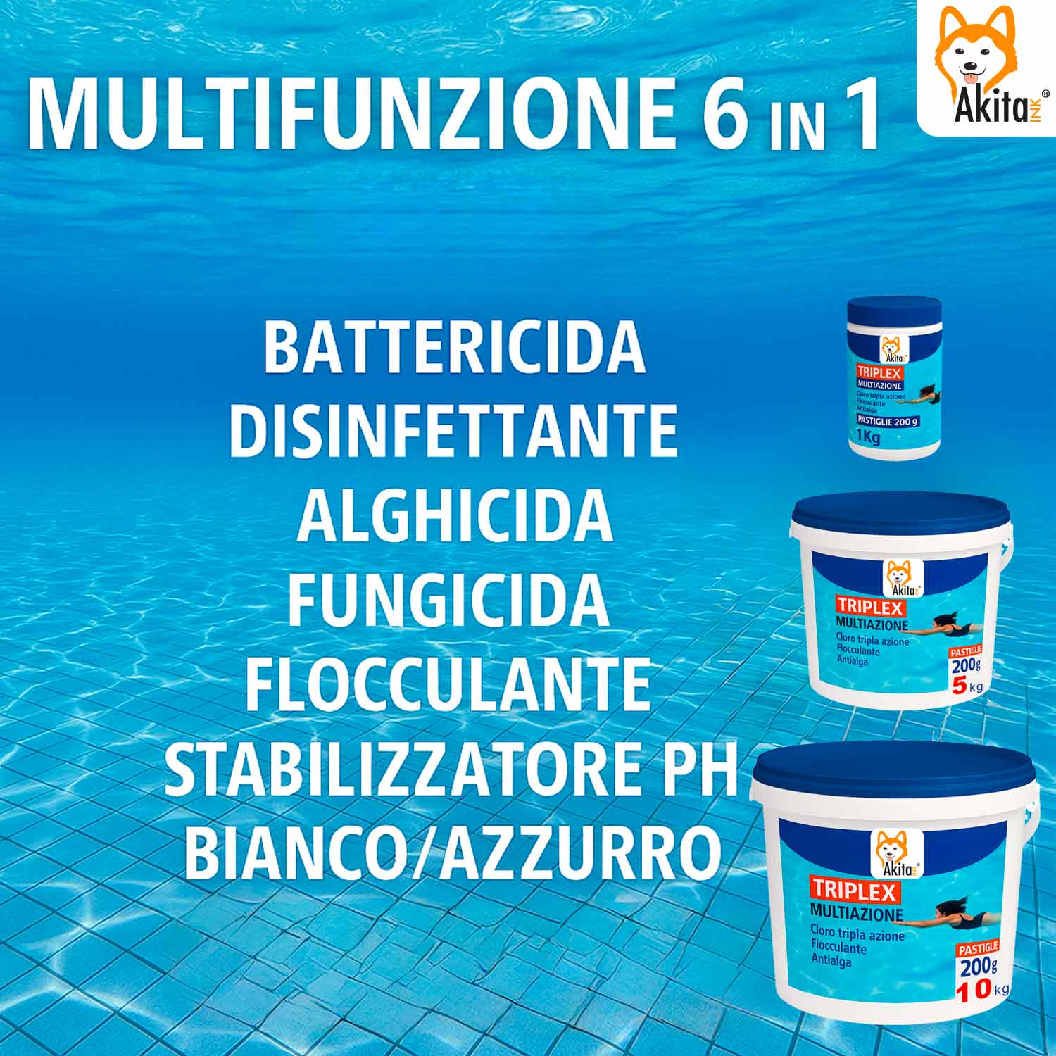Tricloro 90% 1kg - Cloro lento in pastiglie da 200g foto 4