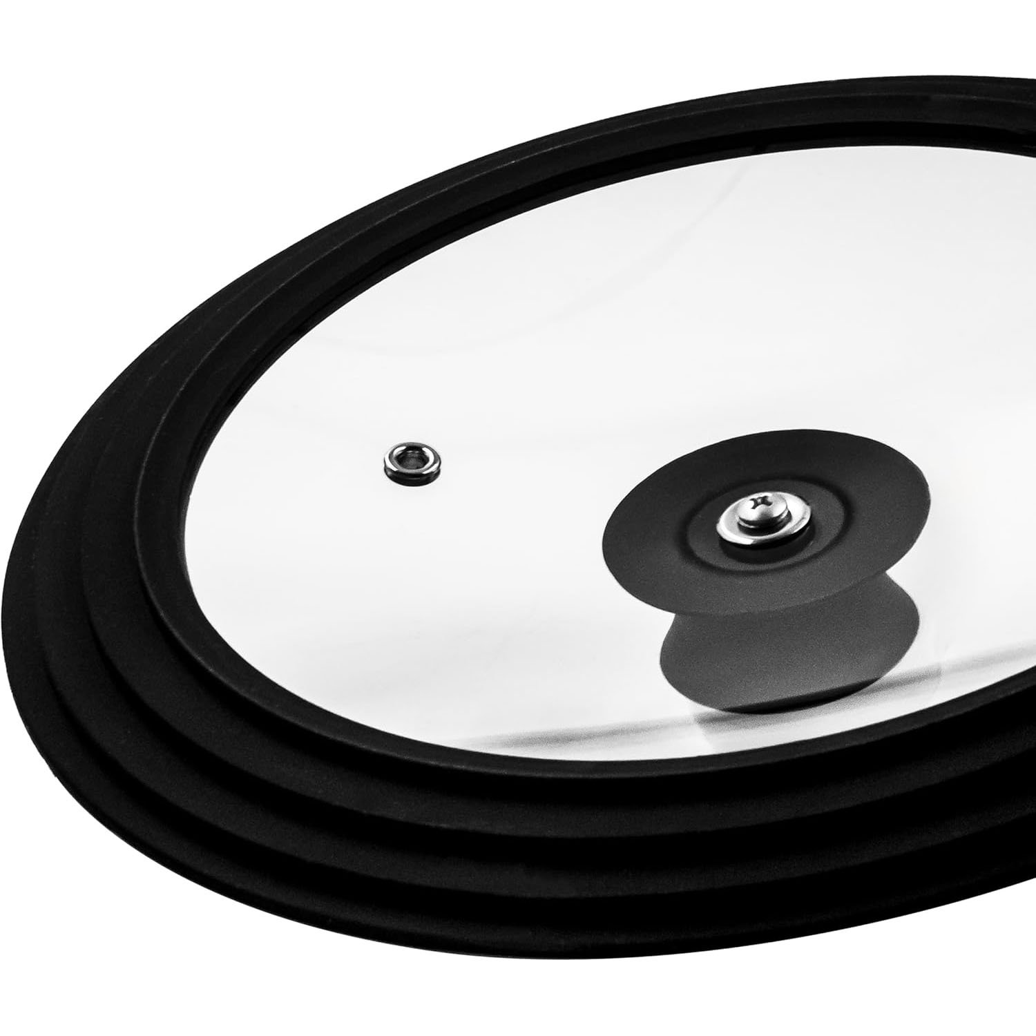 Coperchio Universale Vetro Silicone 28 30 32 cm foto 6