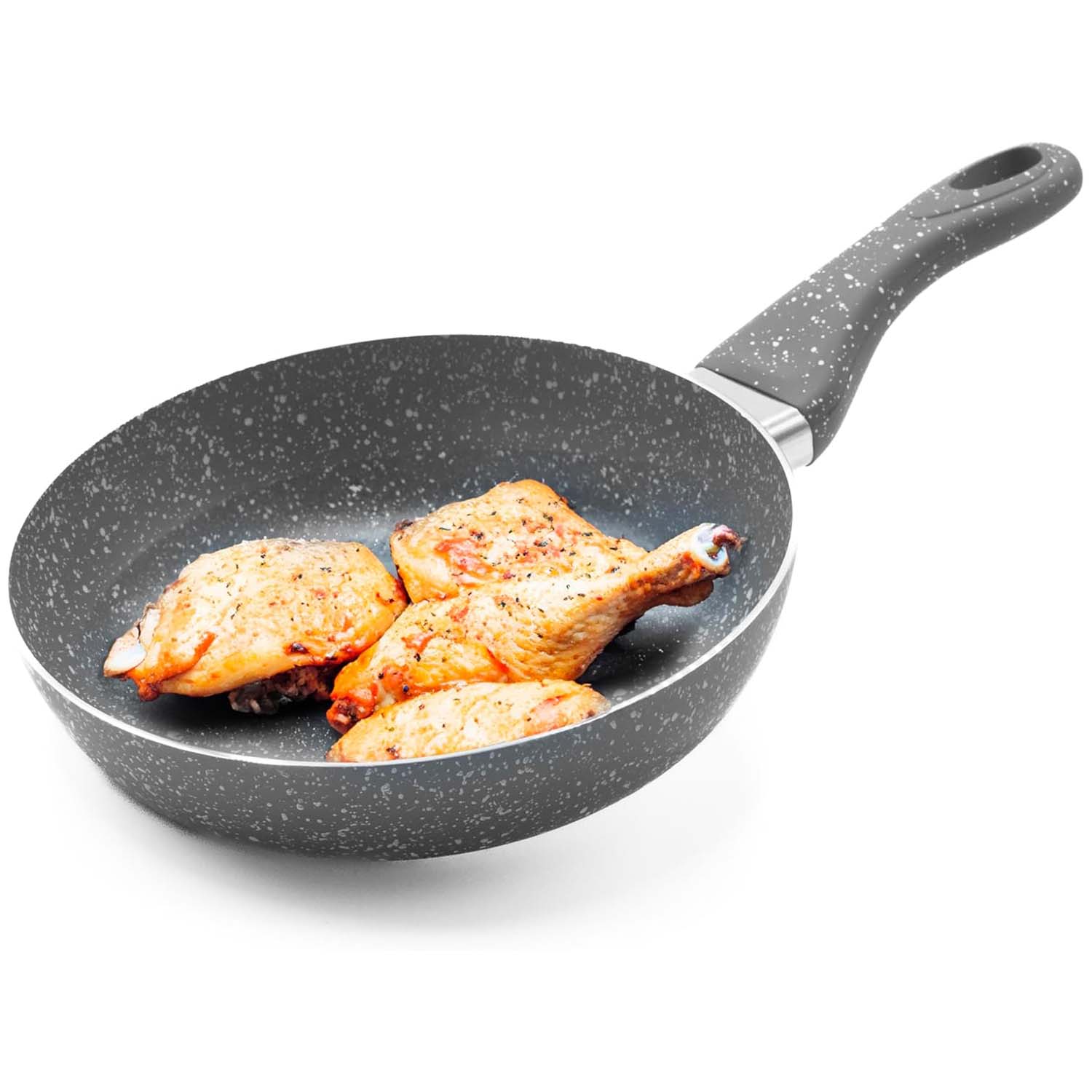 Padella Pietra Rara 24 cm Antiaderente Made in Italy foto 5