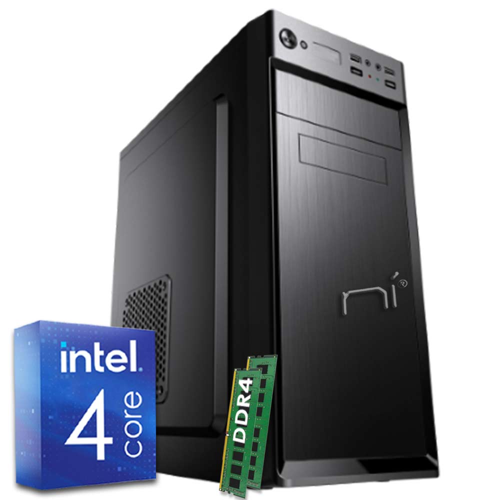 Pc fisso 3 monitor intel quad-core 16gb ram 1 tb hard disk windows 10 wifi hdmi foto 2
