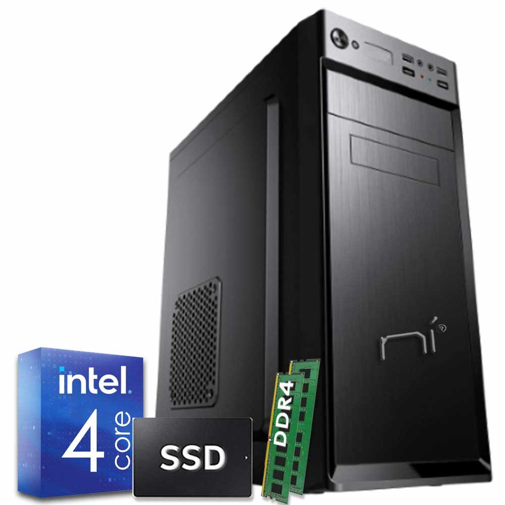 Pulsar pc fisso veloce intel quad core 16gb ram ddr4 ssd 1tb wifi windows 10.