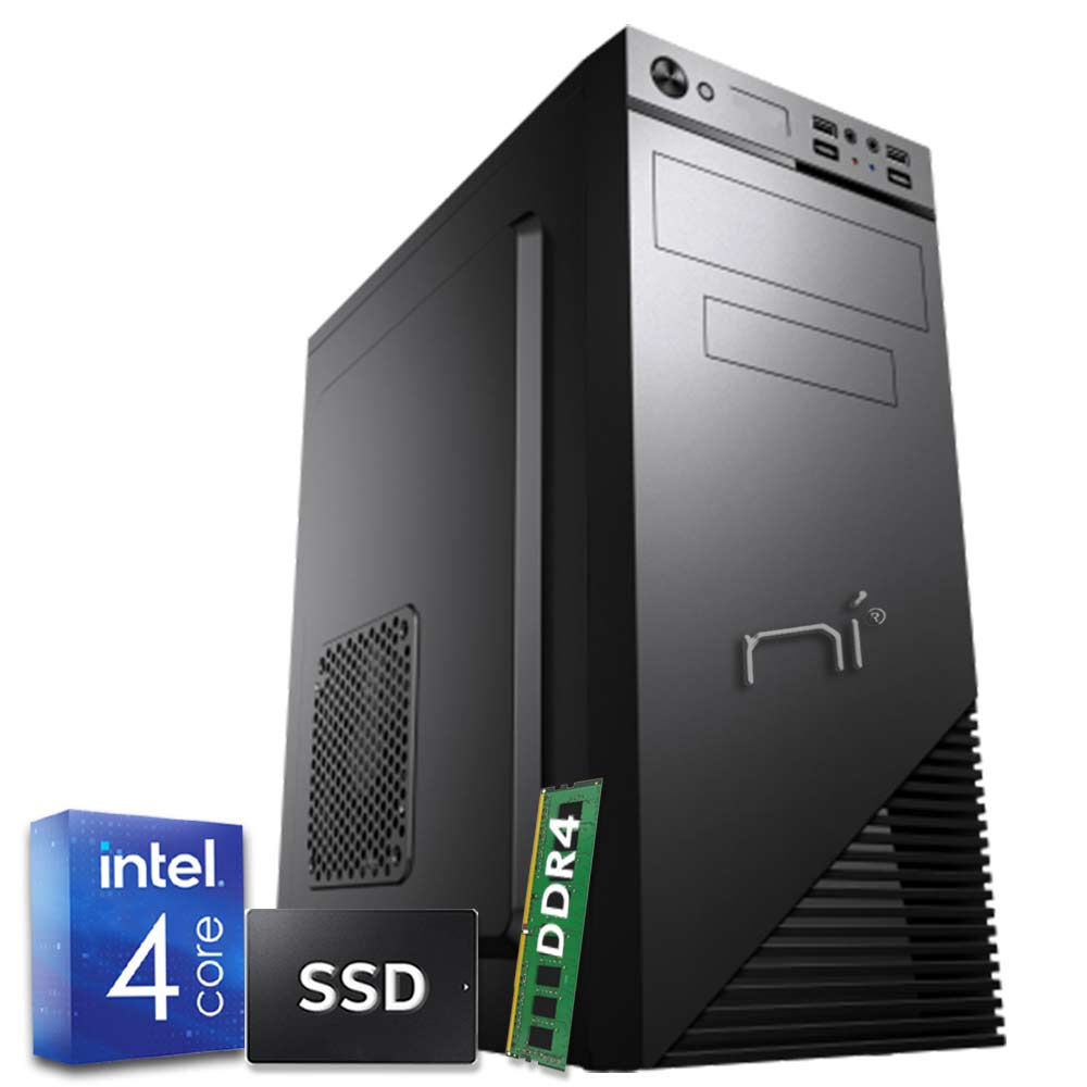 Pulsar Pc Windows 10 Intel quad core 8gb ram DDR4 ssd 240gb WiFi HDMI foto 2