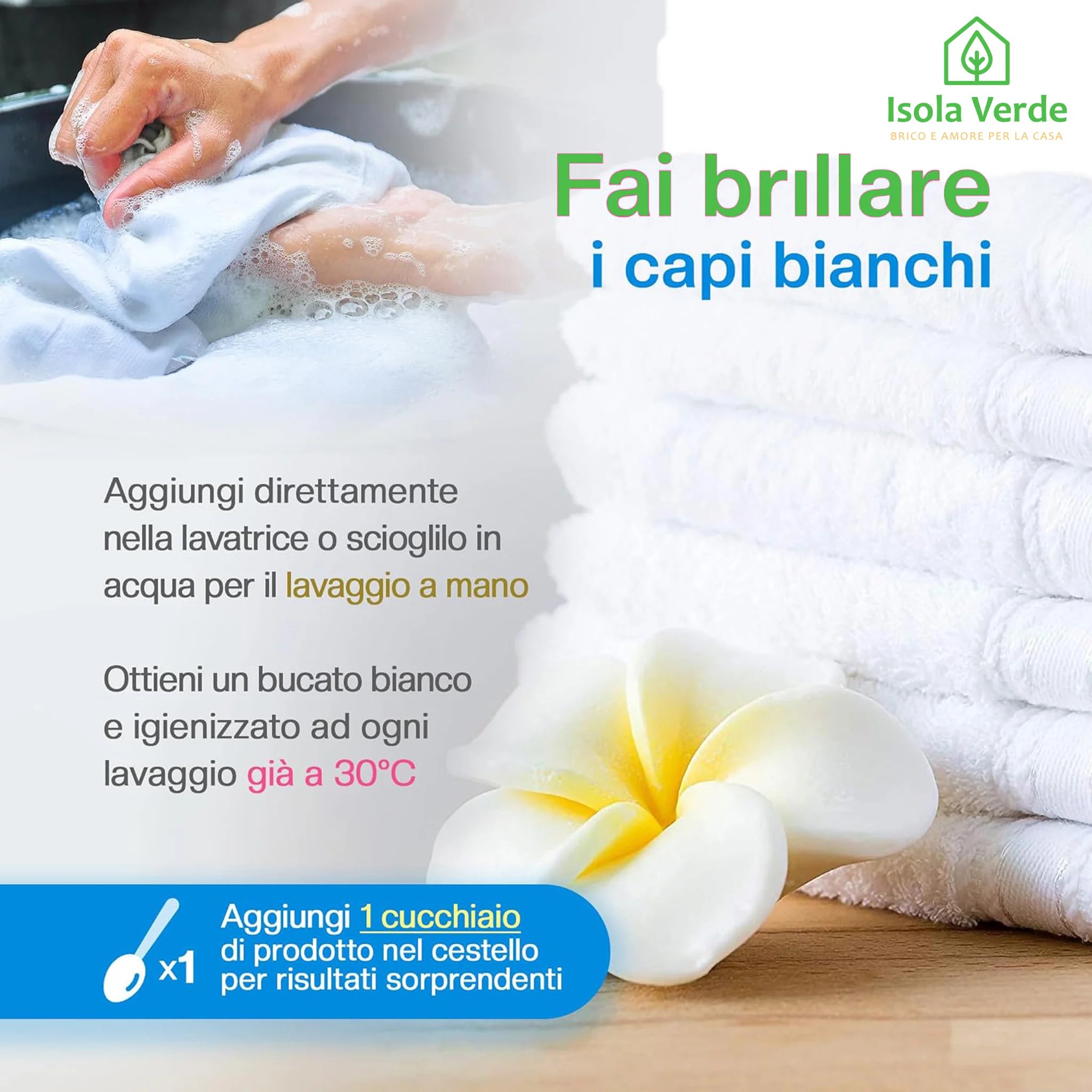 Percarbonato di Sodio Marten 1kg Igienizzante Ecologico foto 4