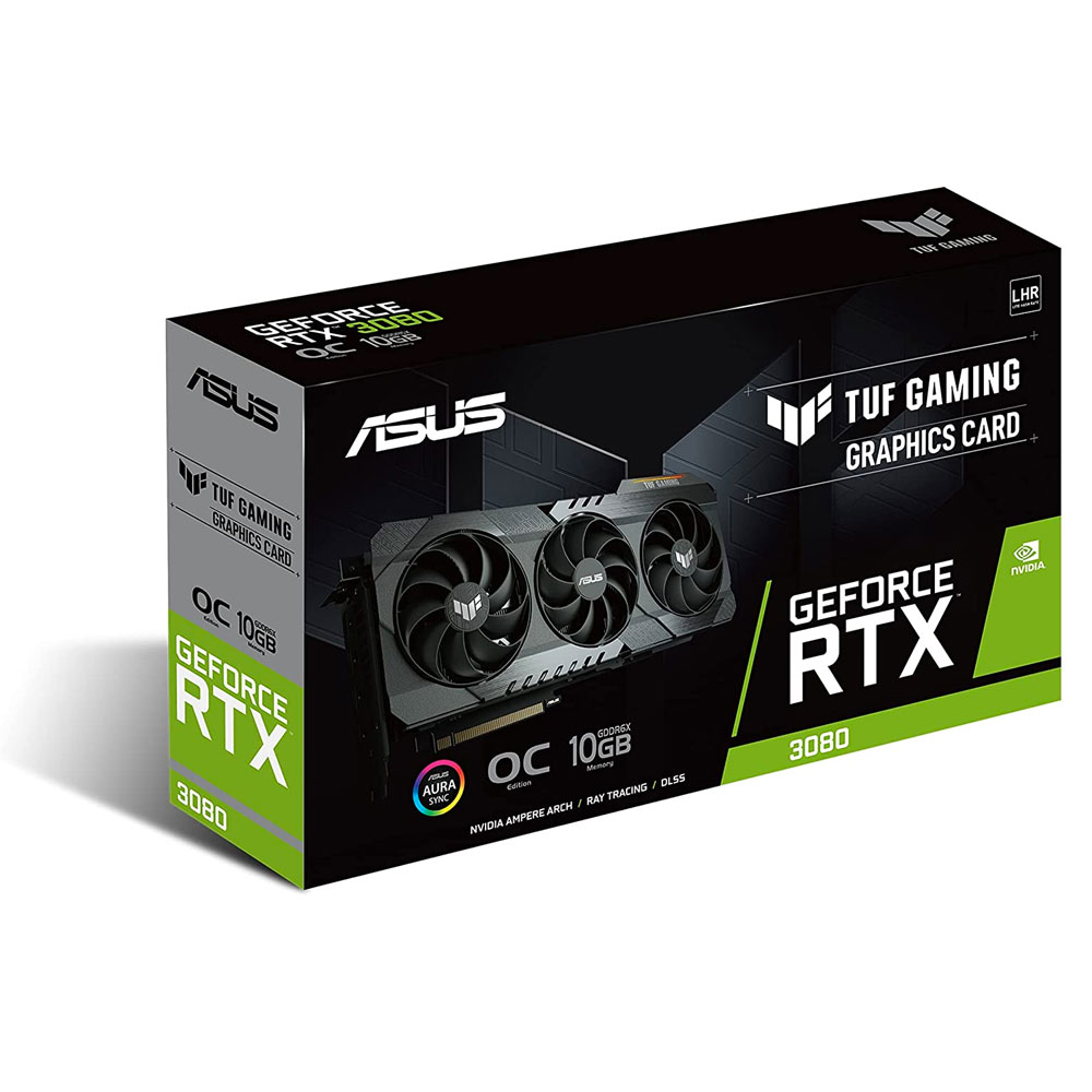 Scheda video TUF Nvidia GeForce RTX 3080 V2 OC 10Gb ddr6 tripla ventola pcie 4.0 foto 6