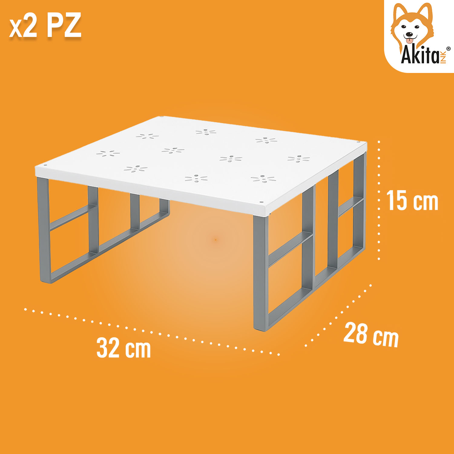 Akitaink Scaffale Portaspezie Set 3 Pz Organizzatori Cucina foto 4