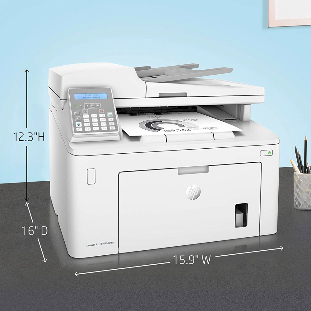 Stampante HP Laser MFP M148FDW fronte-retro Fax Scanner