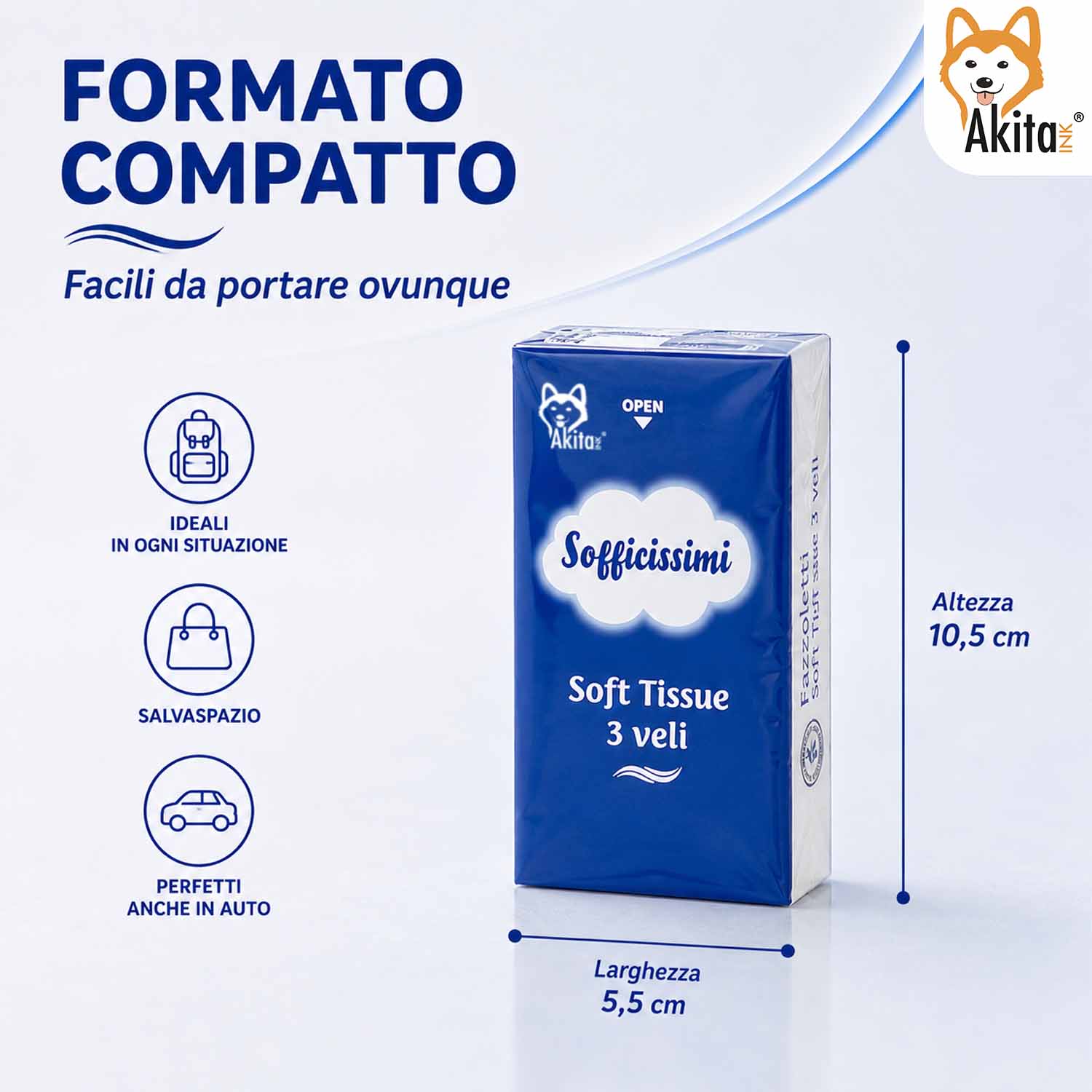 1000 Fazzoletti Soft Tissue 3 Veli Made in Italy foto 4