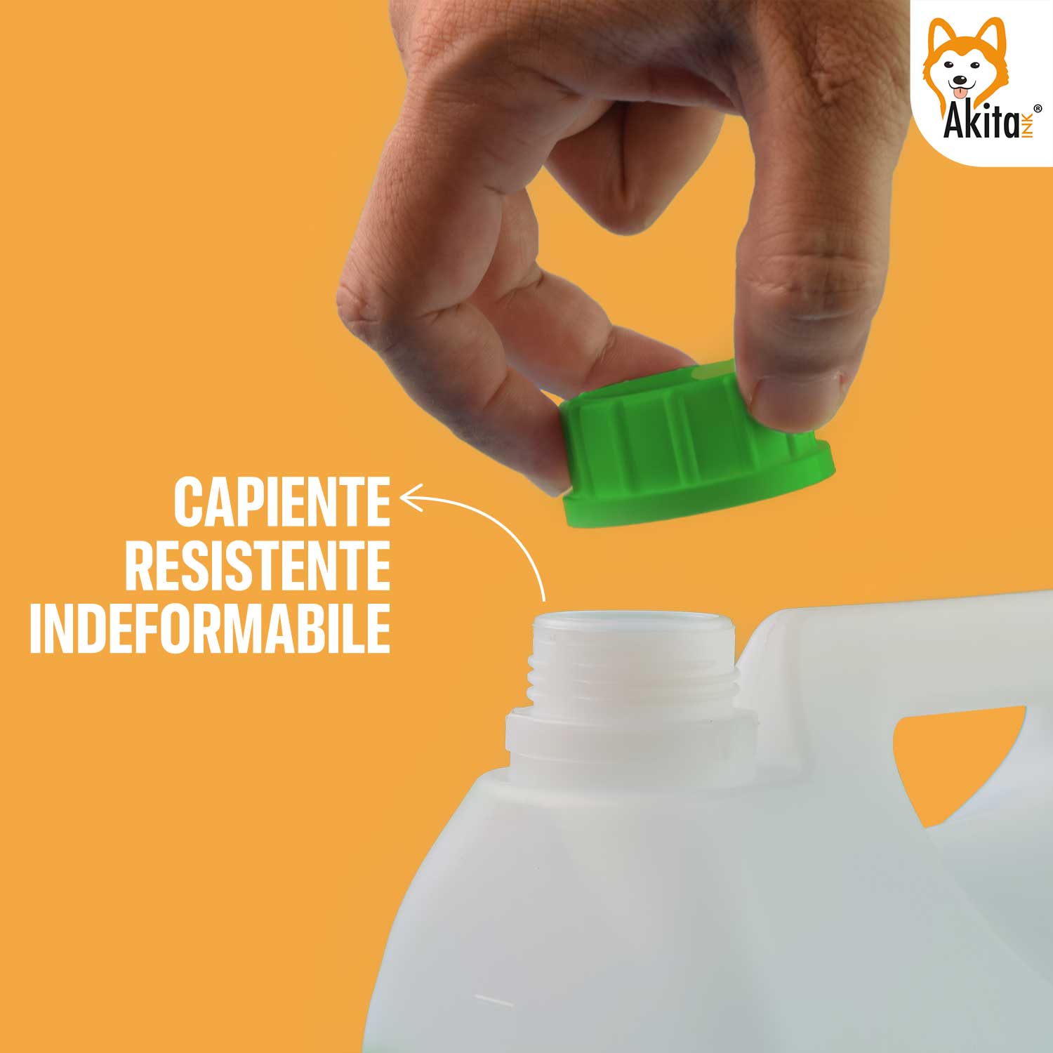 Tanica plastica 30 litri, Fusto con tappo ermetico e manico foto 4