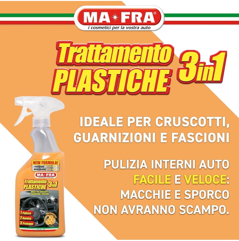 MaFra Trattamento 3 in 1 Plastiche 500 ml foto 4