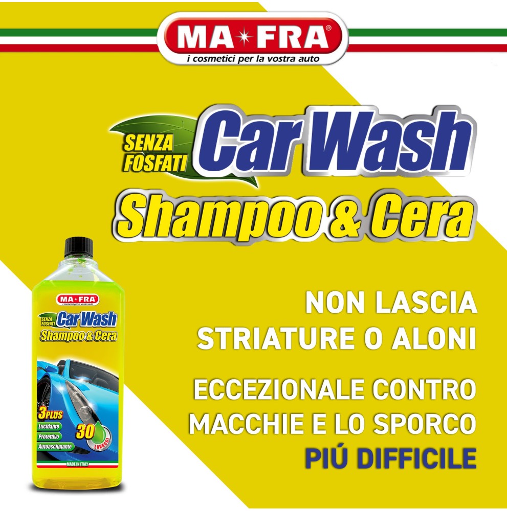 MaFra Car Wash Shampoo e Cera foto 3