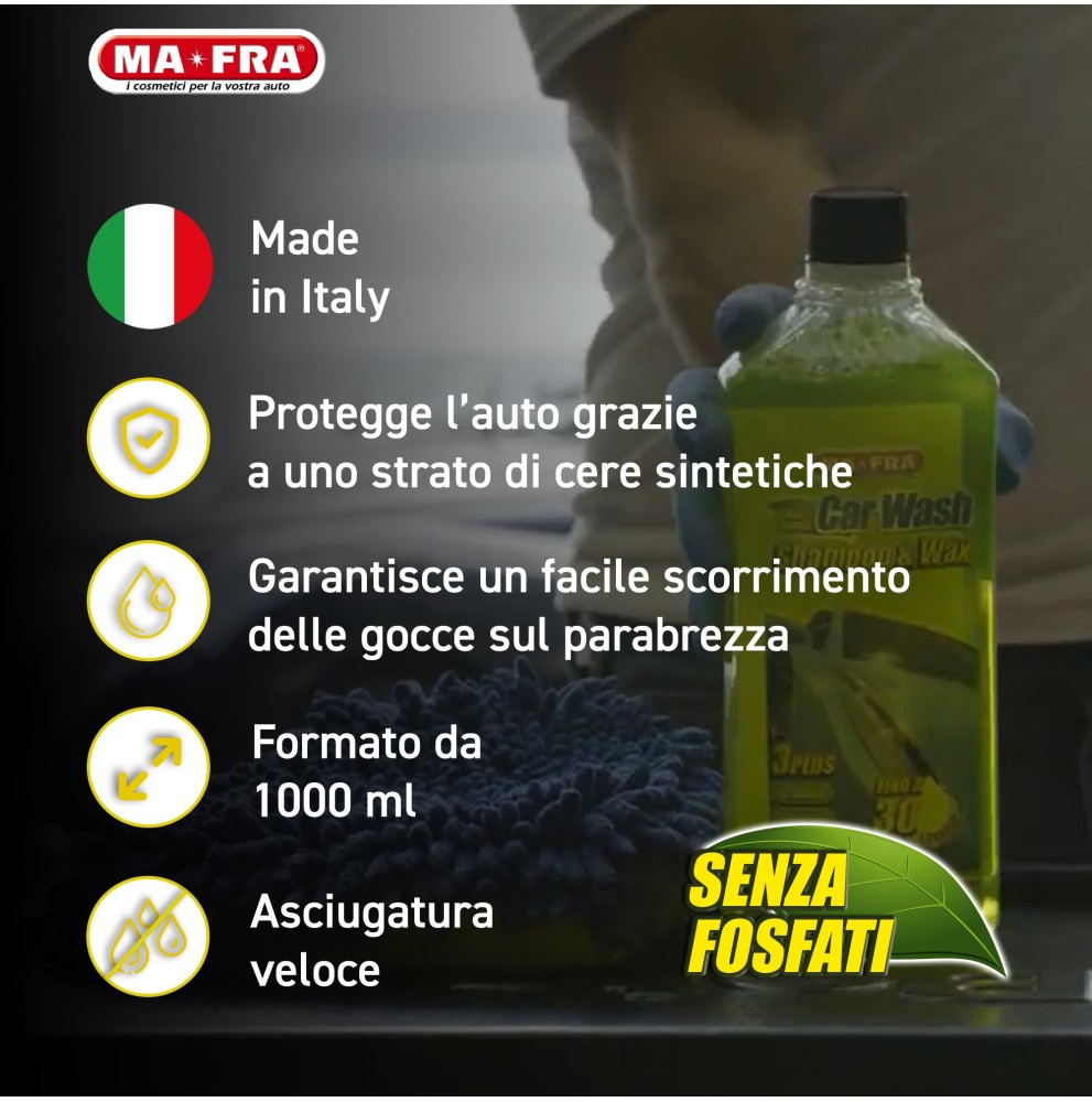 MaFra Car Wash Shampoo e Cera foto 6