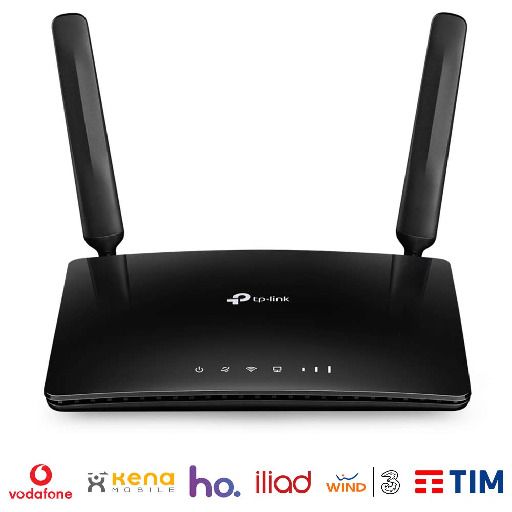 Modem router 4g lte wireless tp-link TL-MR6400 N300 con sim scheda mobili dati foto 3