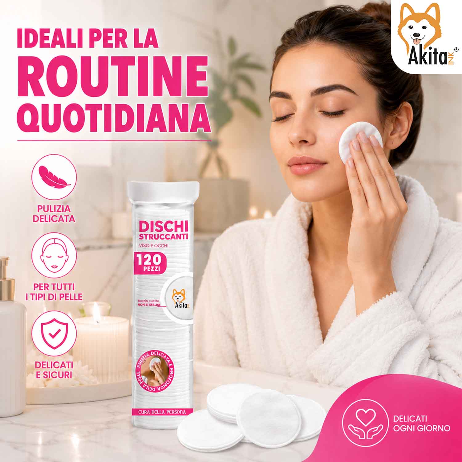 720 Dischetti Struccanti Cotone 6 Confezioni foto 6