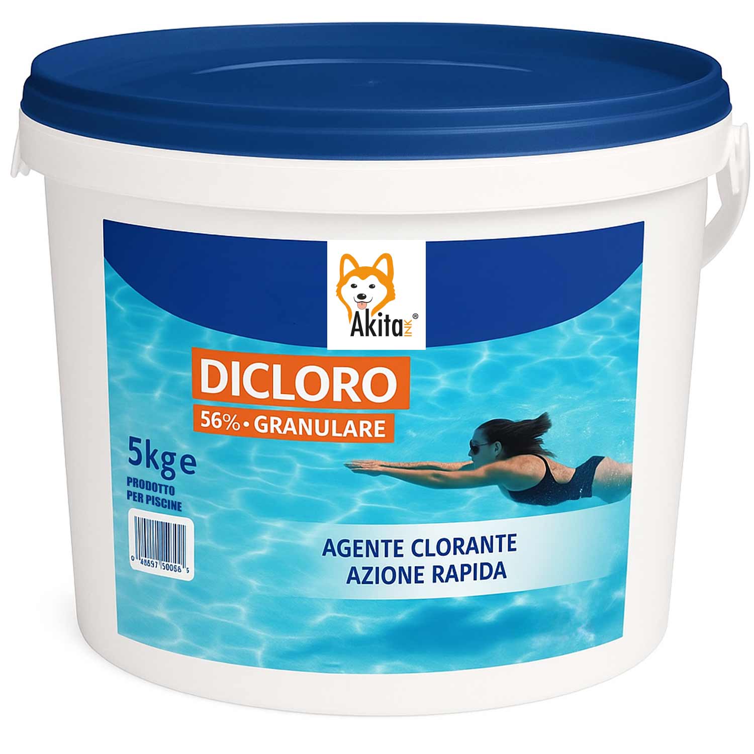 Dicloro Granulare 56% 5 kg - Cloro Multiazione Piscine foto 2
