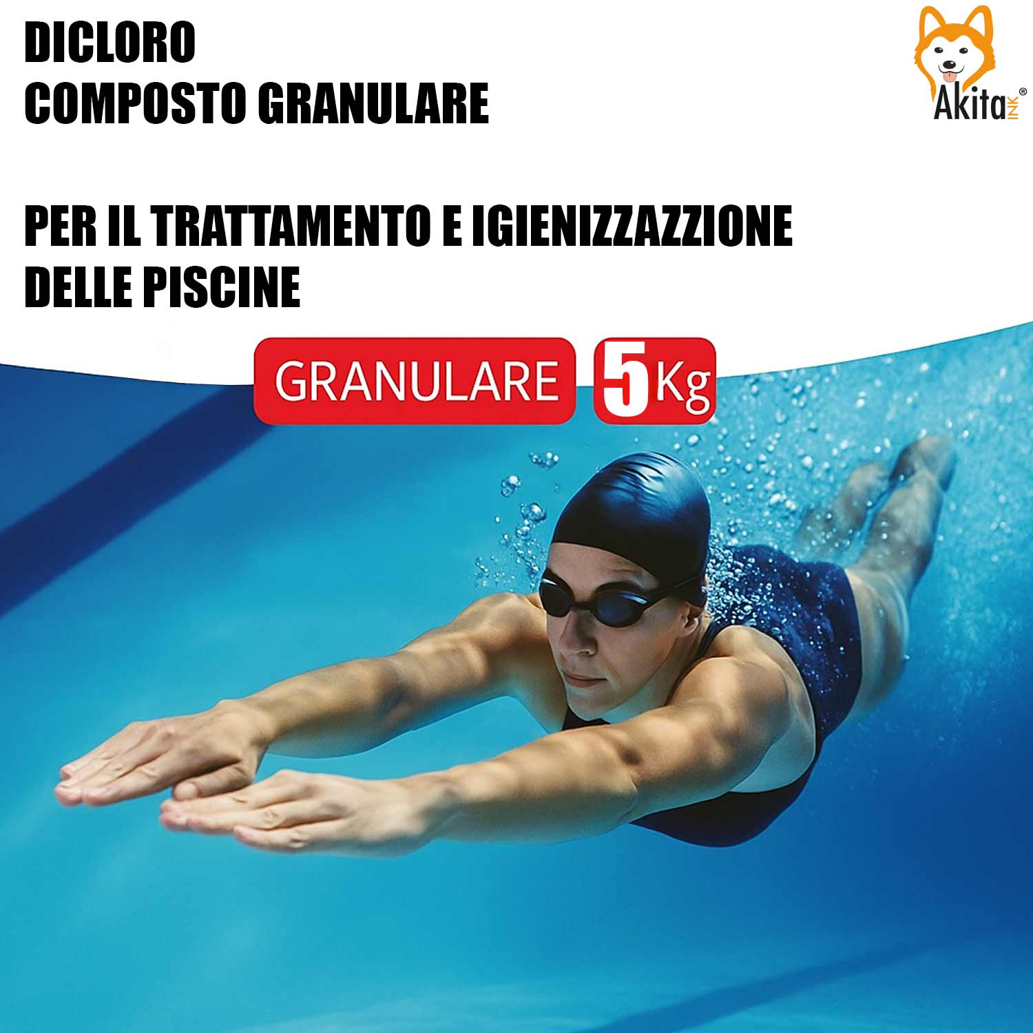 Dicloro Granulare 56% 5 kg - Cloro Multiazione Piscine foto 5