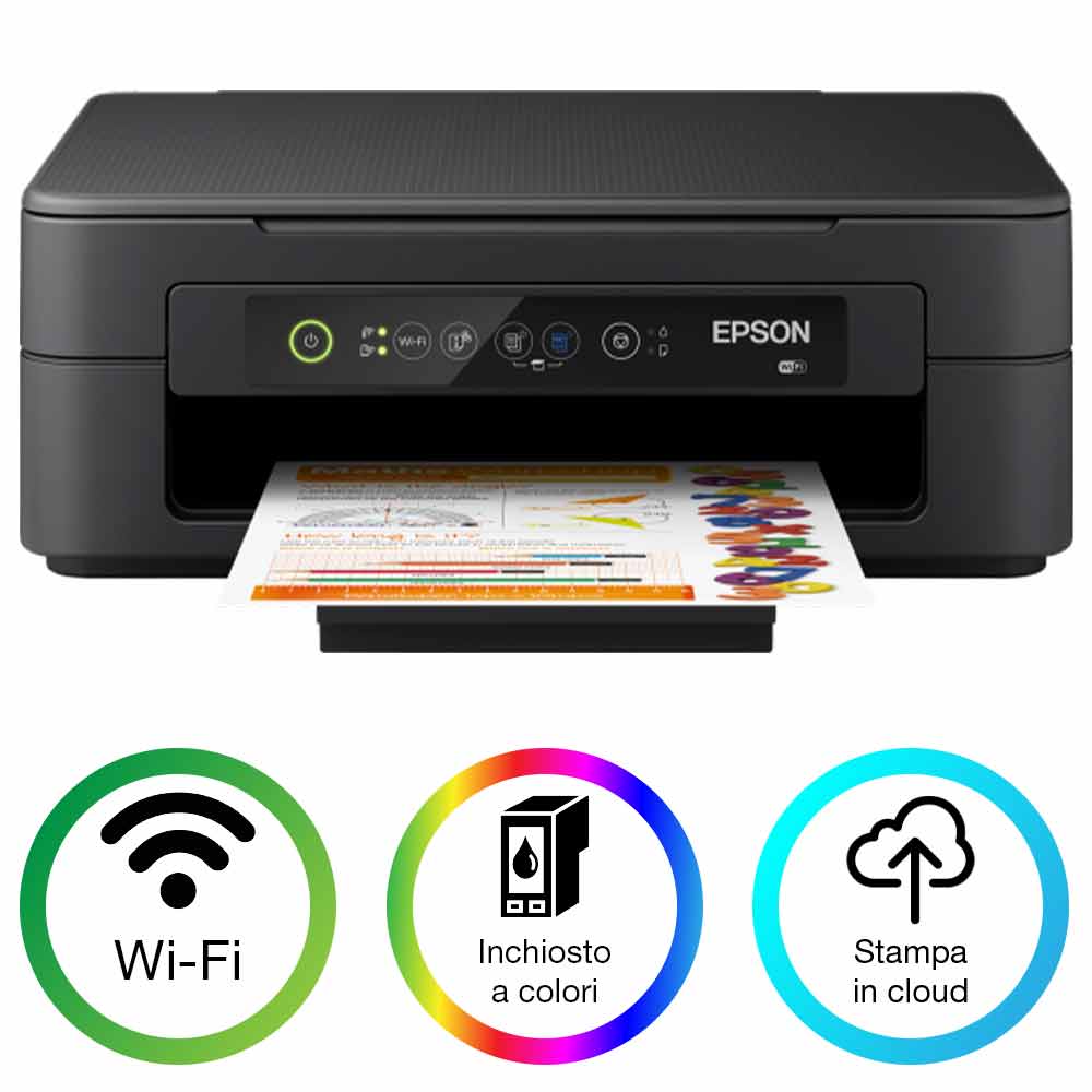 Stampante multifunzione ad inchiosto epson xp-2100 wifi fotocopiatrice a colori