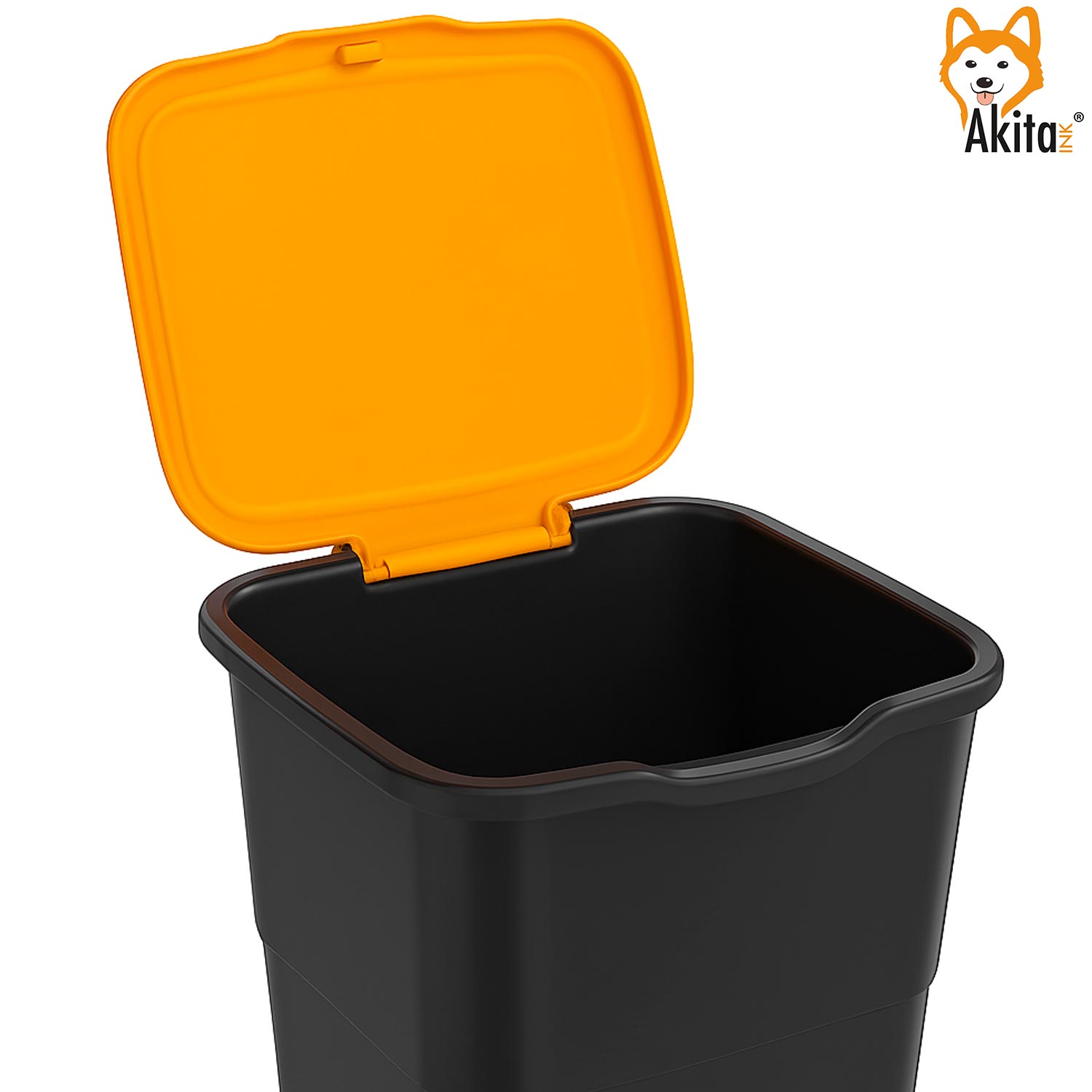 Pattumiera 3 Scomparti 50L per Raccolta Differenziata AKIECO3 foto 5