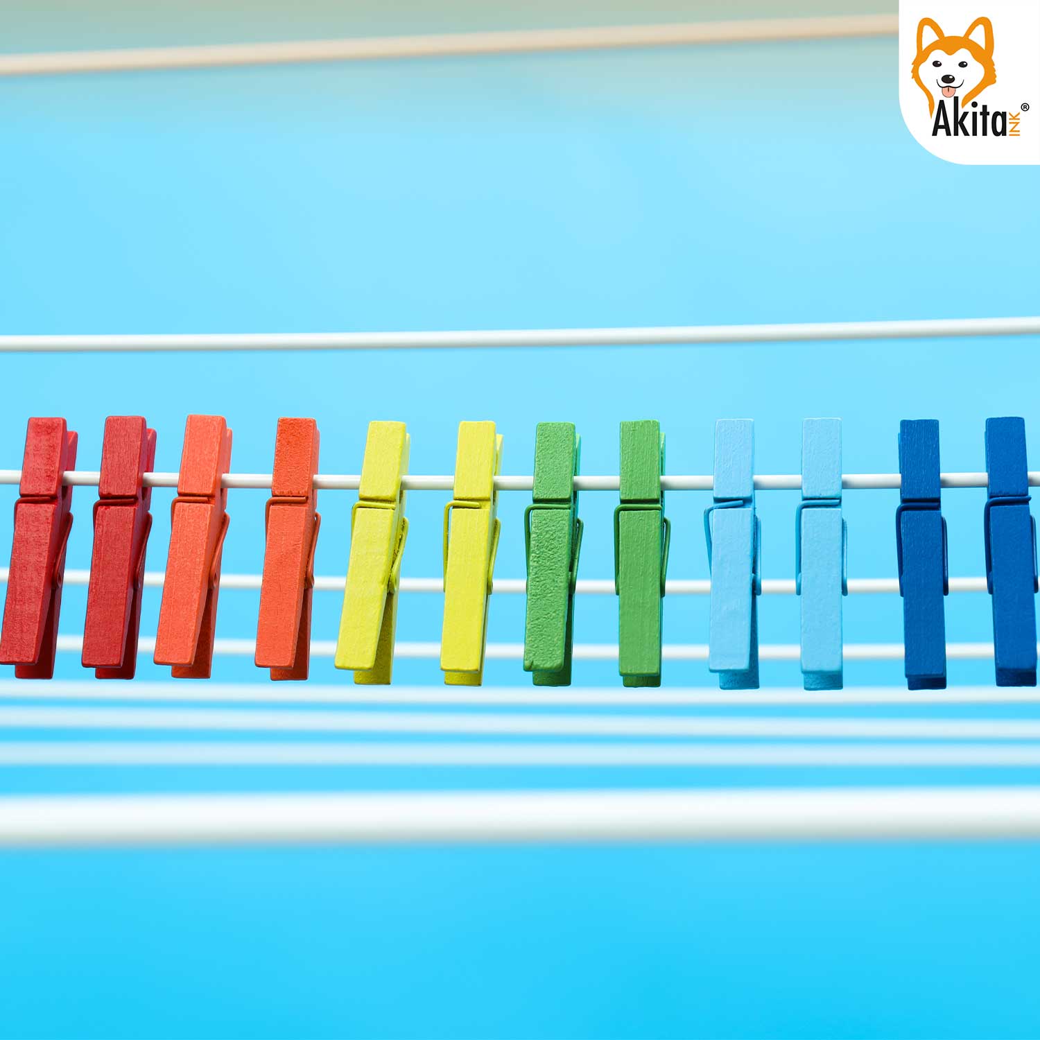 Mollette Bucato Akitaink 100 Pezzi - Plastica Colorata Antivento Resistenti foto 5