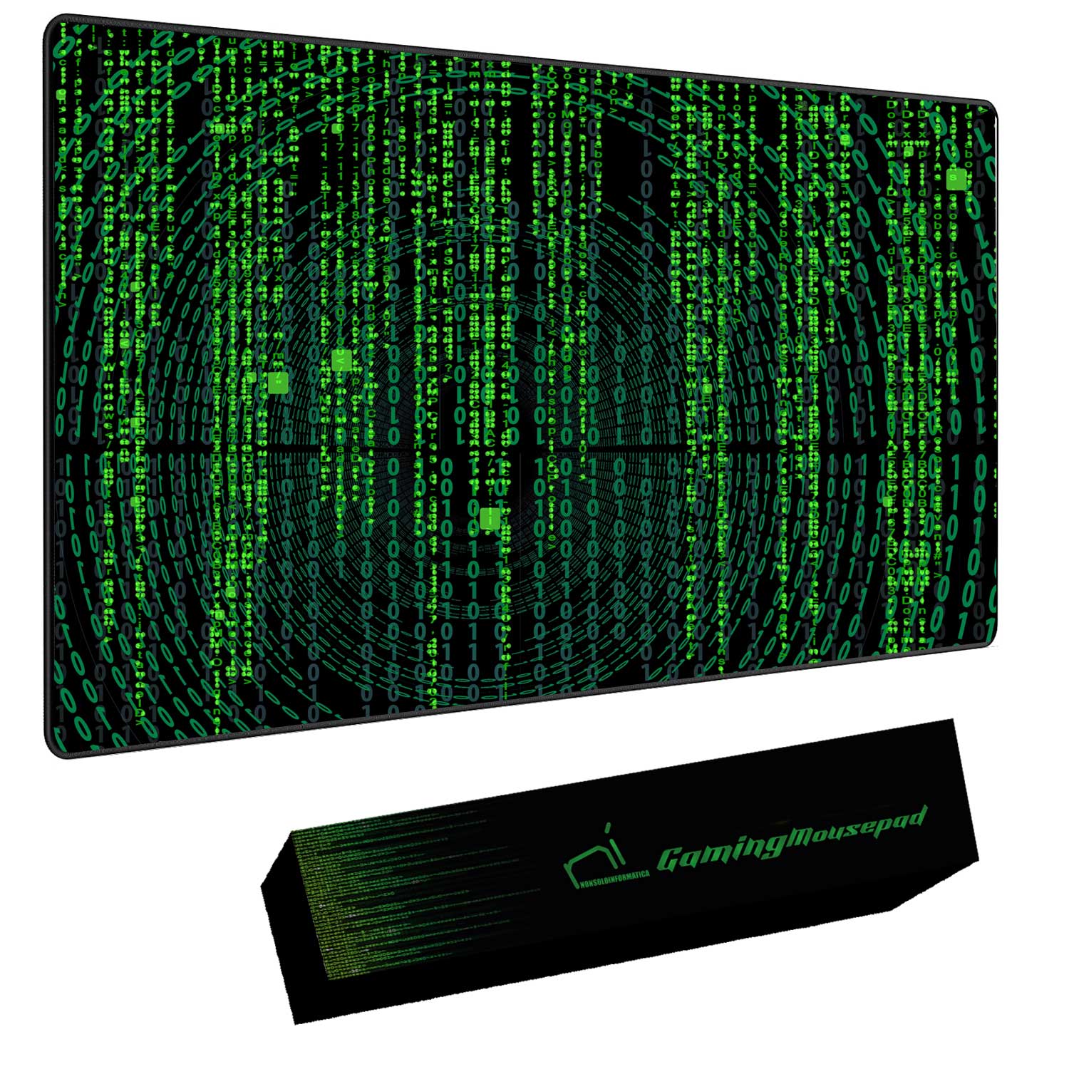 Tappetino mouse xxl Verde NET 900x400x grande per scrivania antiscivolo gaming foto 2