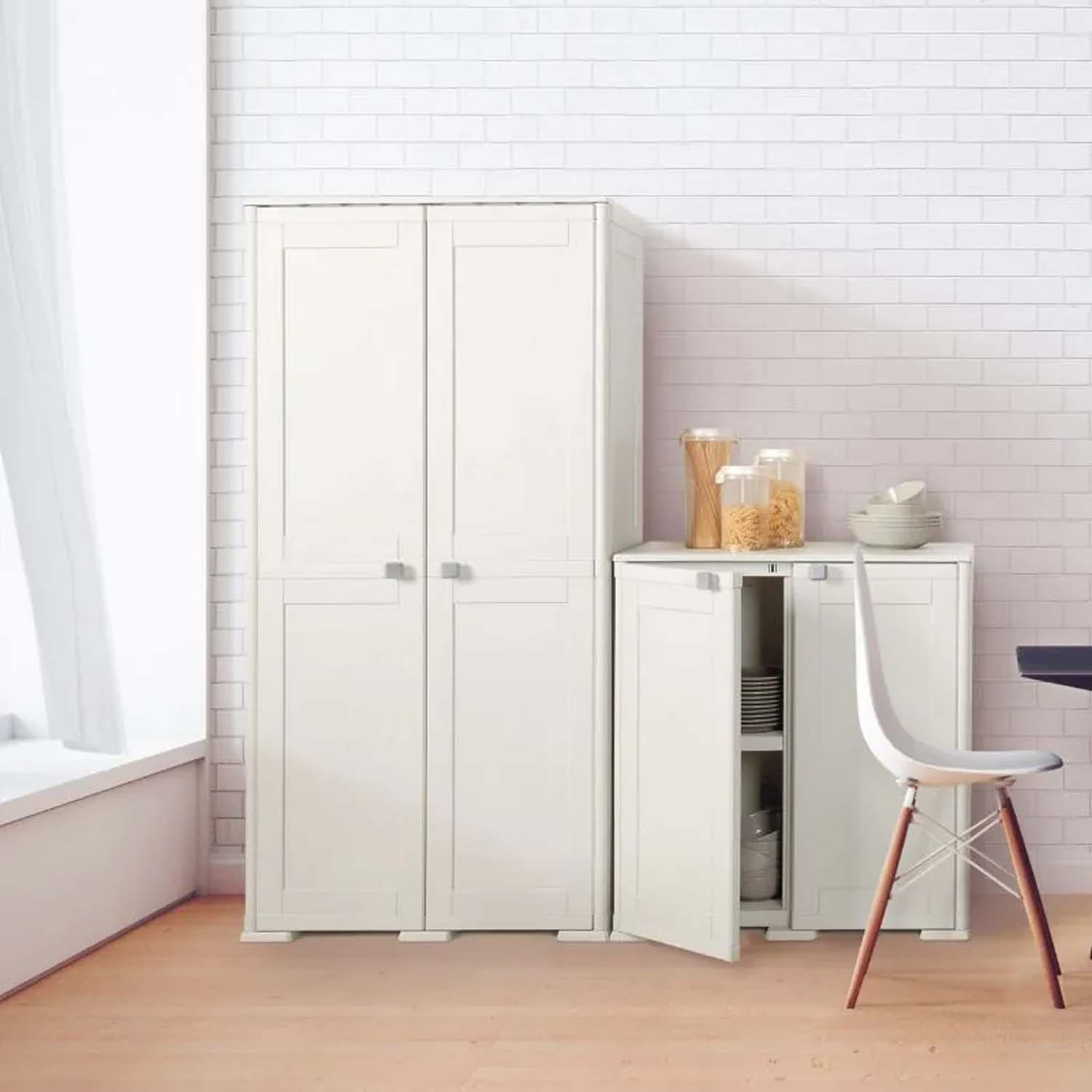 Armadio Tontarelli Simplex 1 Ripiano Panna 39x43x85,5 cm foto 6