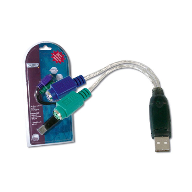 ADATTATORE DIGITUS DA-70118 - PS2 / USB foto 2