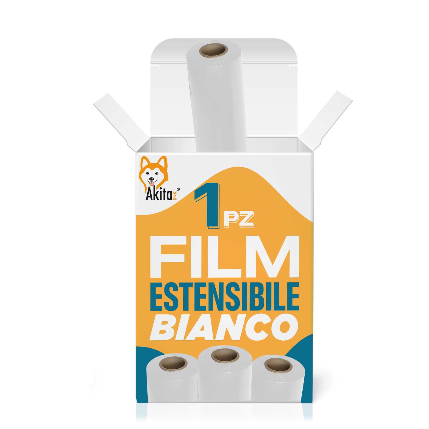 1 PZ Film Estensibile Multiuso per Spedizioni e Traslochi 3 KG | BIANCO foto 2