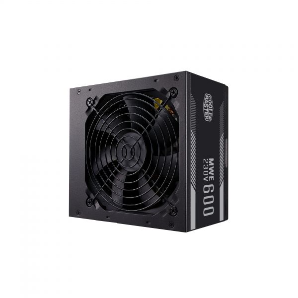 ALIMENTATORE 600W MWE BK 80+WHITE 1-FAN 120MM PFC-A foto 2