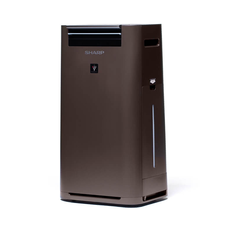 Air purifier sharp ua-hg40e-t tortora - hepa filter plasmacluster 240 m3/h umidificatore 400 ml/h