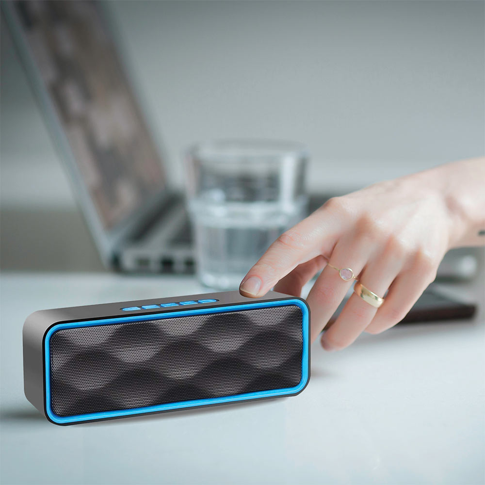 Altoparlante portatile con vivavoce Integrato speaker bluetooth, usb, sd, aux foto 5