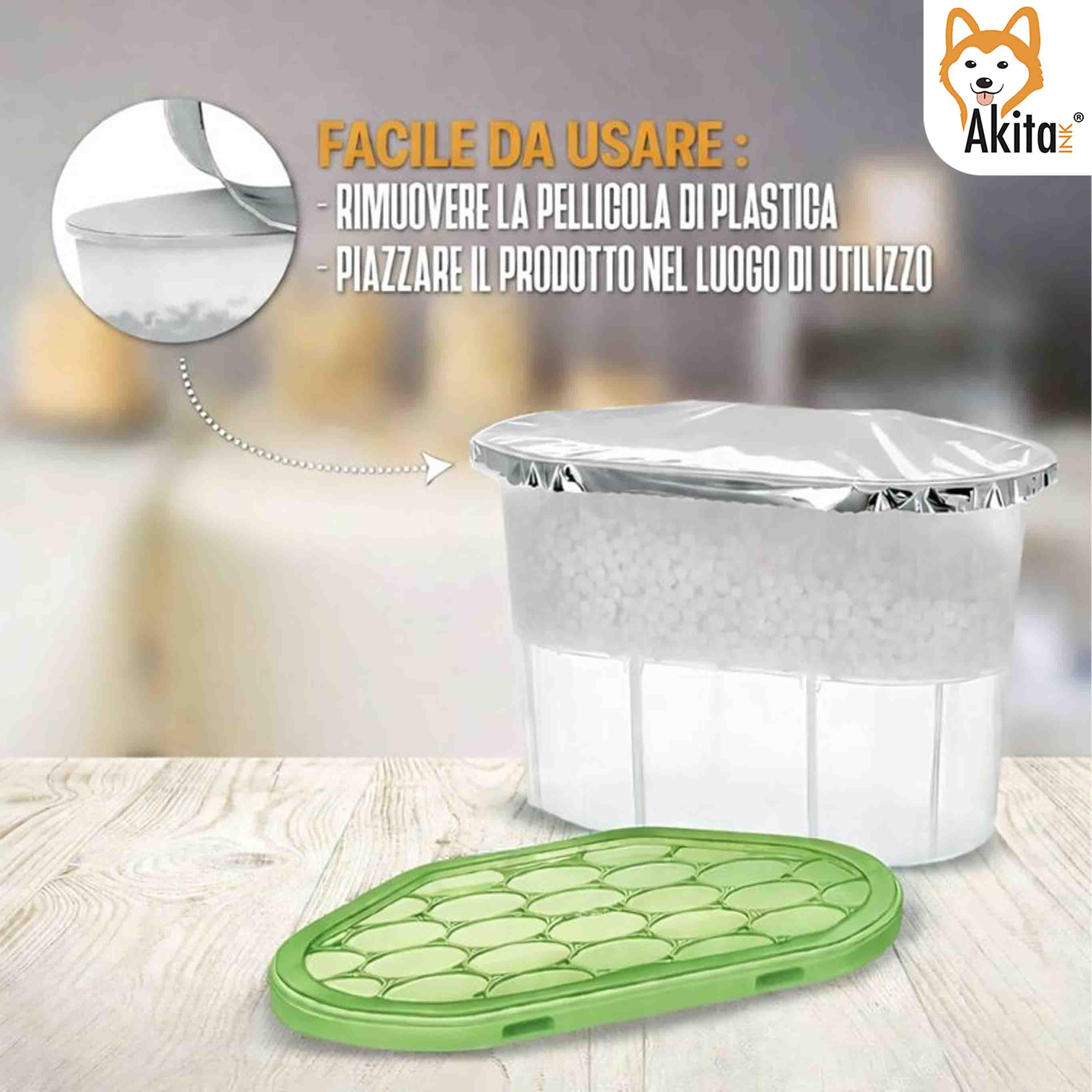 Set 6 Assorbiumidita' Deumidificatori Gelsomino 500 ml foto 6