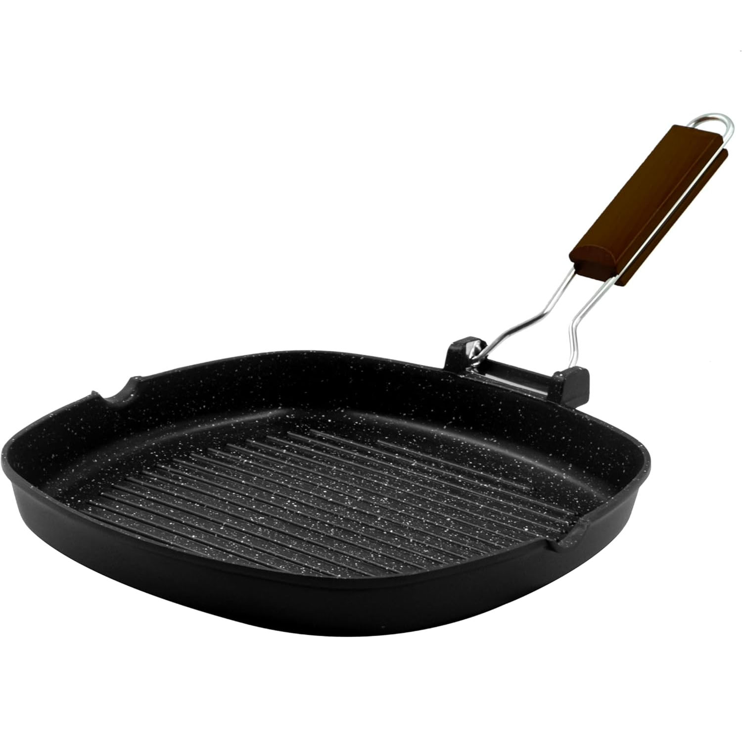 Bistecchiera Zanetti 20×20 Induzione Manico Pieghevole foto 3