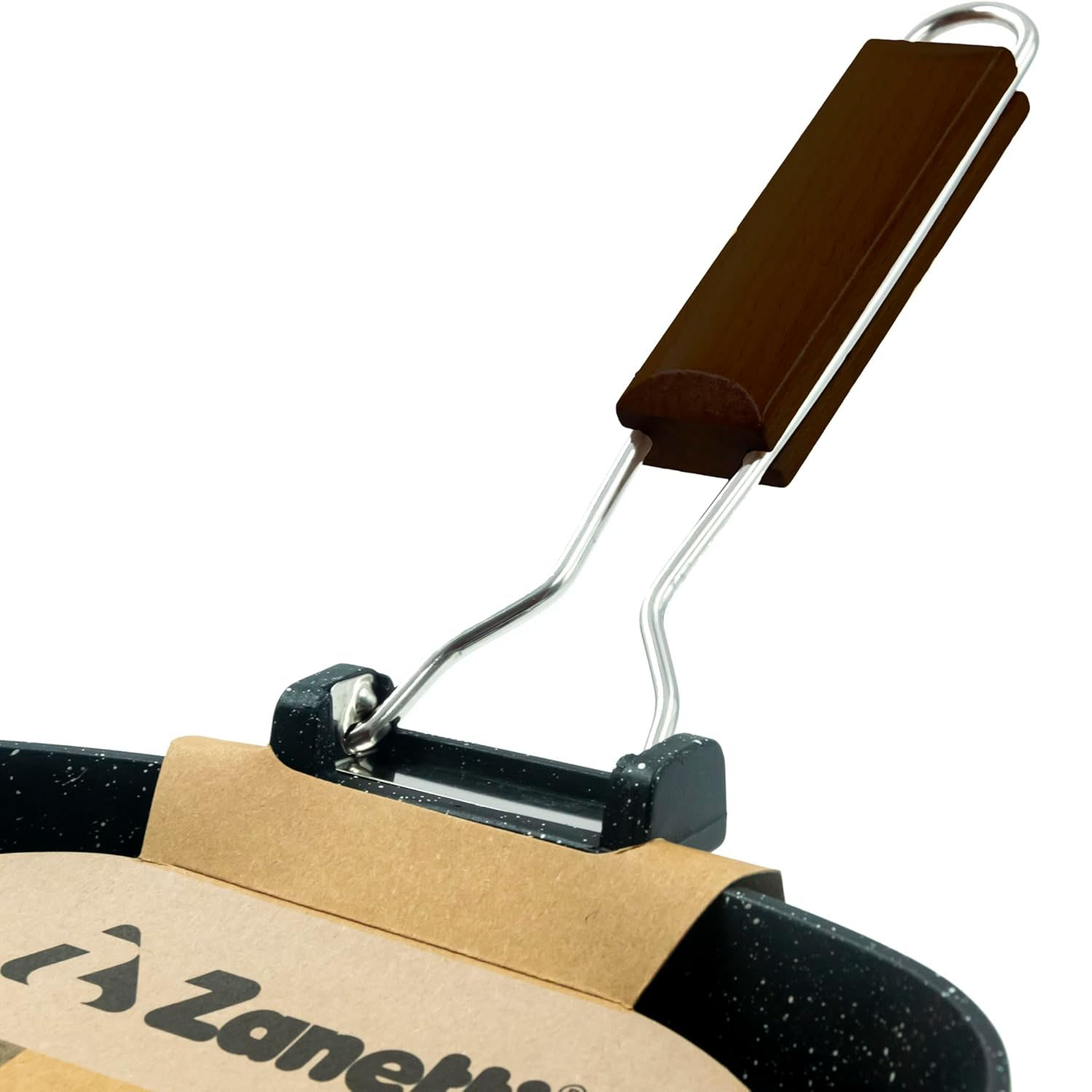 Bistecchiera Zanetti 20×20 Induzione Manico Pieghevole foto 4