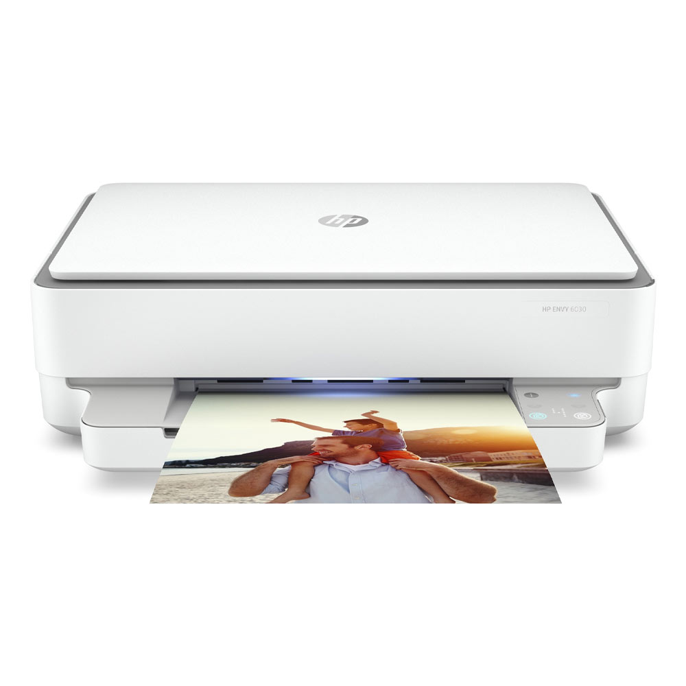Stampante HP Envy 6030 AiO inkjet wi-fi fronte retro automatico stampa A4,A5,A6  foto 2
