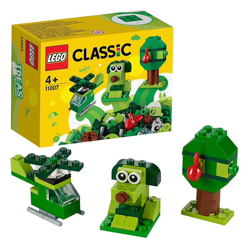 Lego classic 11007 - mattoncini verdi creativi