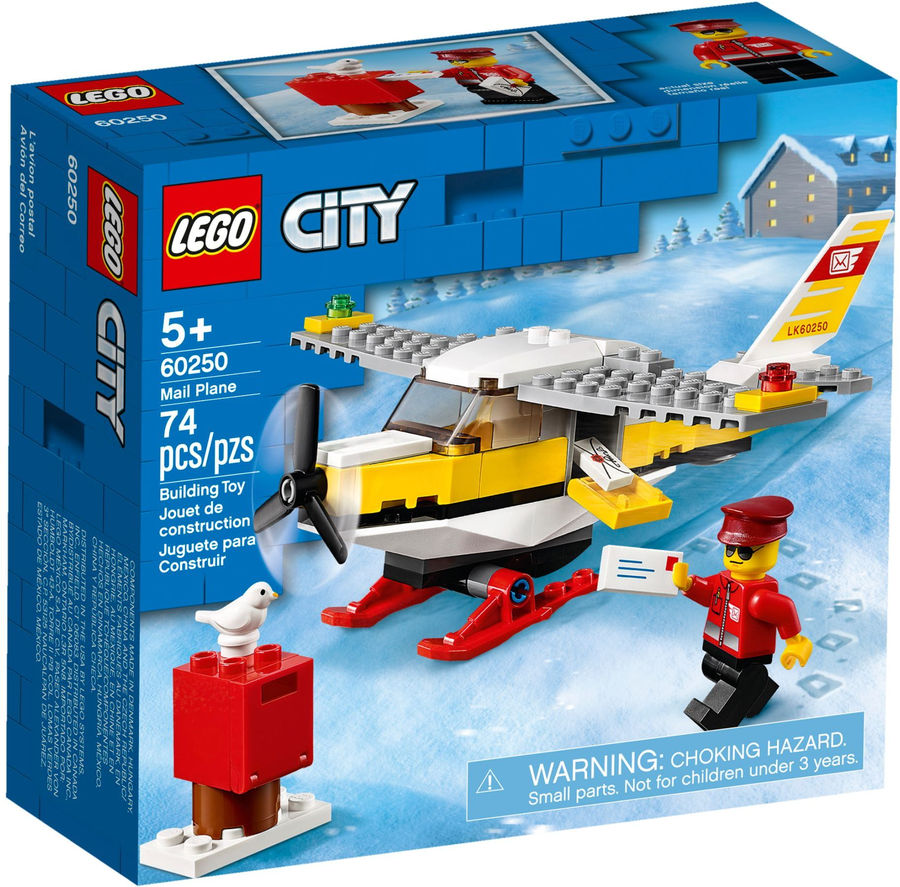 LEGO CITY 60250 - Aereo postale - Nonsoloinformatica